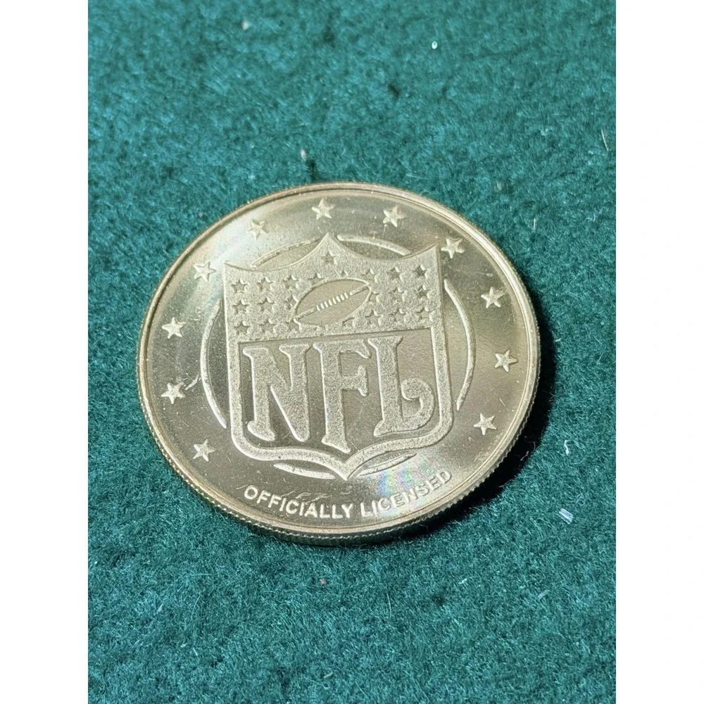 NFL Pro Football‎ Hall of Fame Canton Ohio Gold Tone Coin Token Official